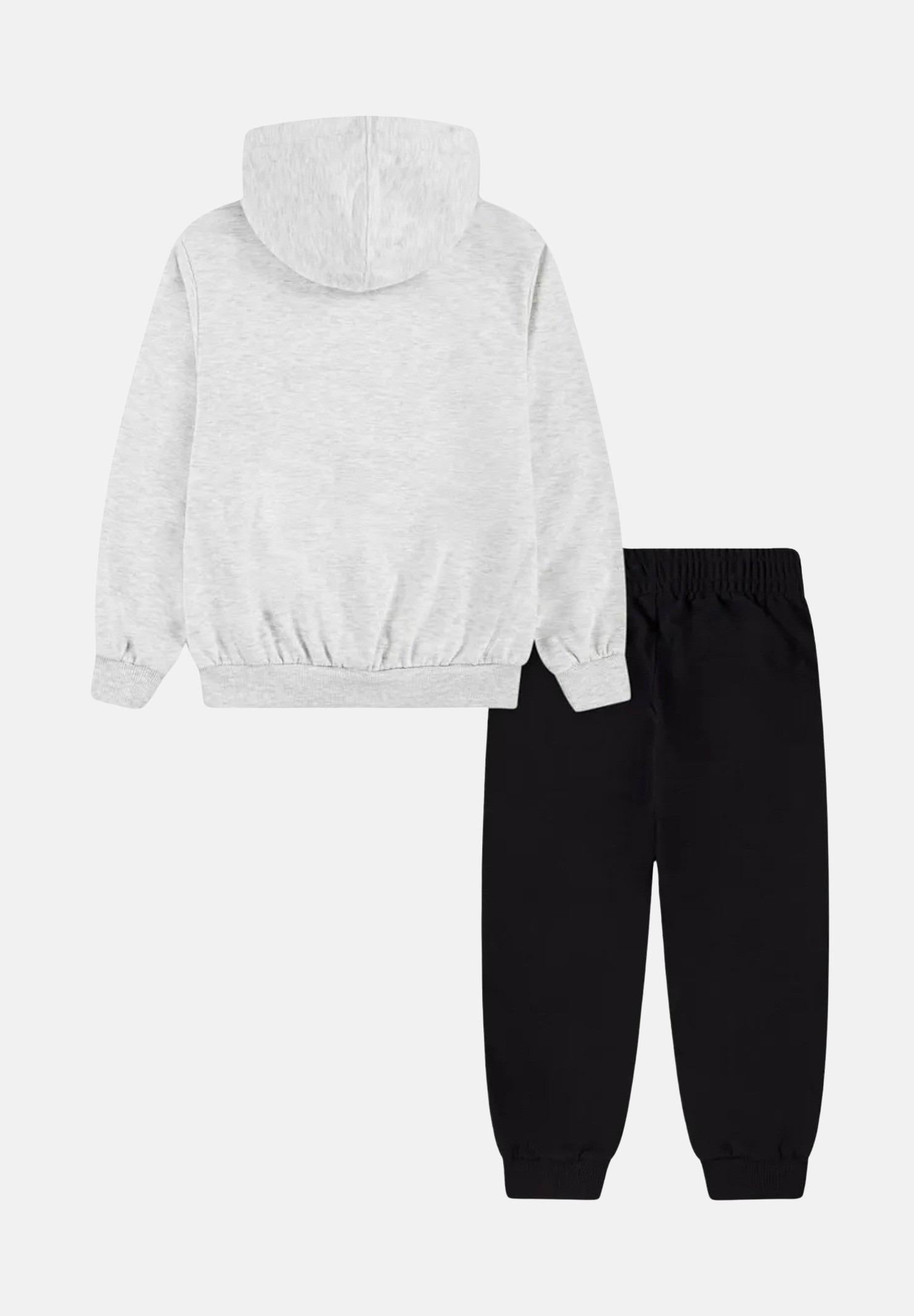 CONVERSE Tuta Retro Remix grigia e nera per bambino e bambina 9CH011 W6M CONVERSE 