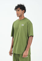 THE NORTH FACE T-shirt a manica corta Simple Dome verde da uomo NF0A87NRBRI1  THE NORTH FACE 