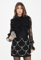 ODI ODI Blusa Fiano nera da donna FIANO230W5 D6 ODI ODI 