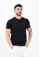 DSQUARED2 T-shirt a manica corta nera da uomo con stampa logo DCX250070 010 DSQUARED2 
