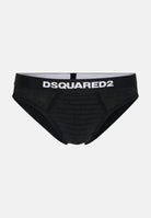 DSQUARED2 Slip nero da uomo con micro-logo D9H136050S 001 DSQUARED2 