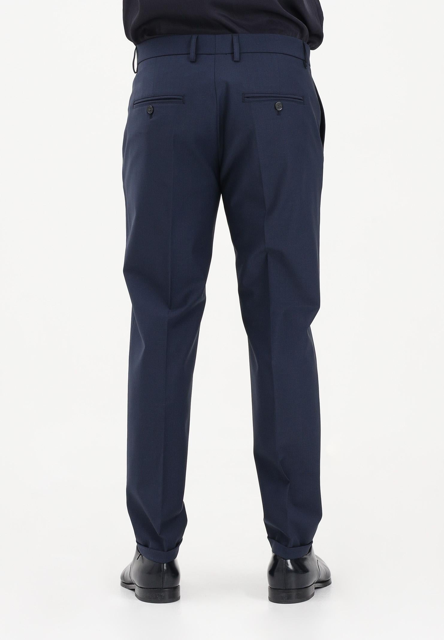 PATRIZIA PEPE Pantalone elegante blu da uomo 5PA429A1WK C166 PATRIZIA PEPE 