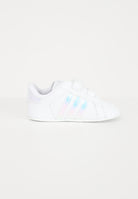 Sneakers bianche da neonato con strappo SUPERSTAR BD8000  ADIDAS ORIGINALS 