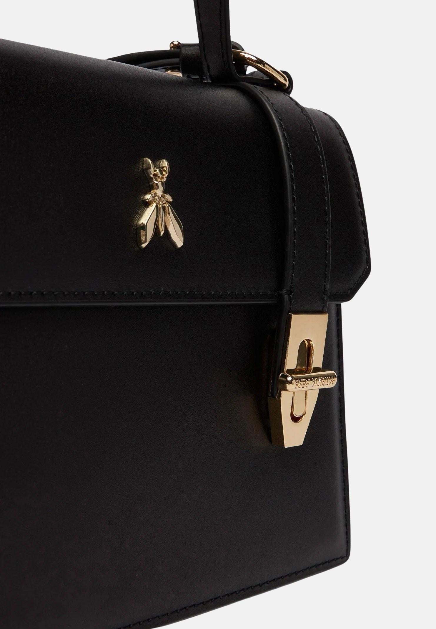 PATRIZIA PEPE Borsa a mano Modern Utility nera da donna 8B0326L061 K103 PATRIZIA PEPE 