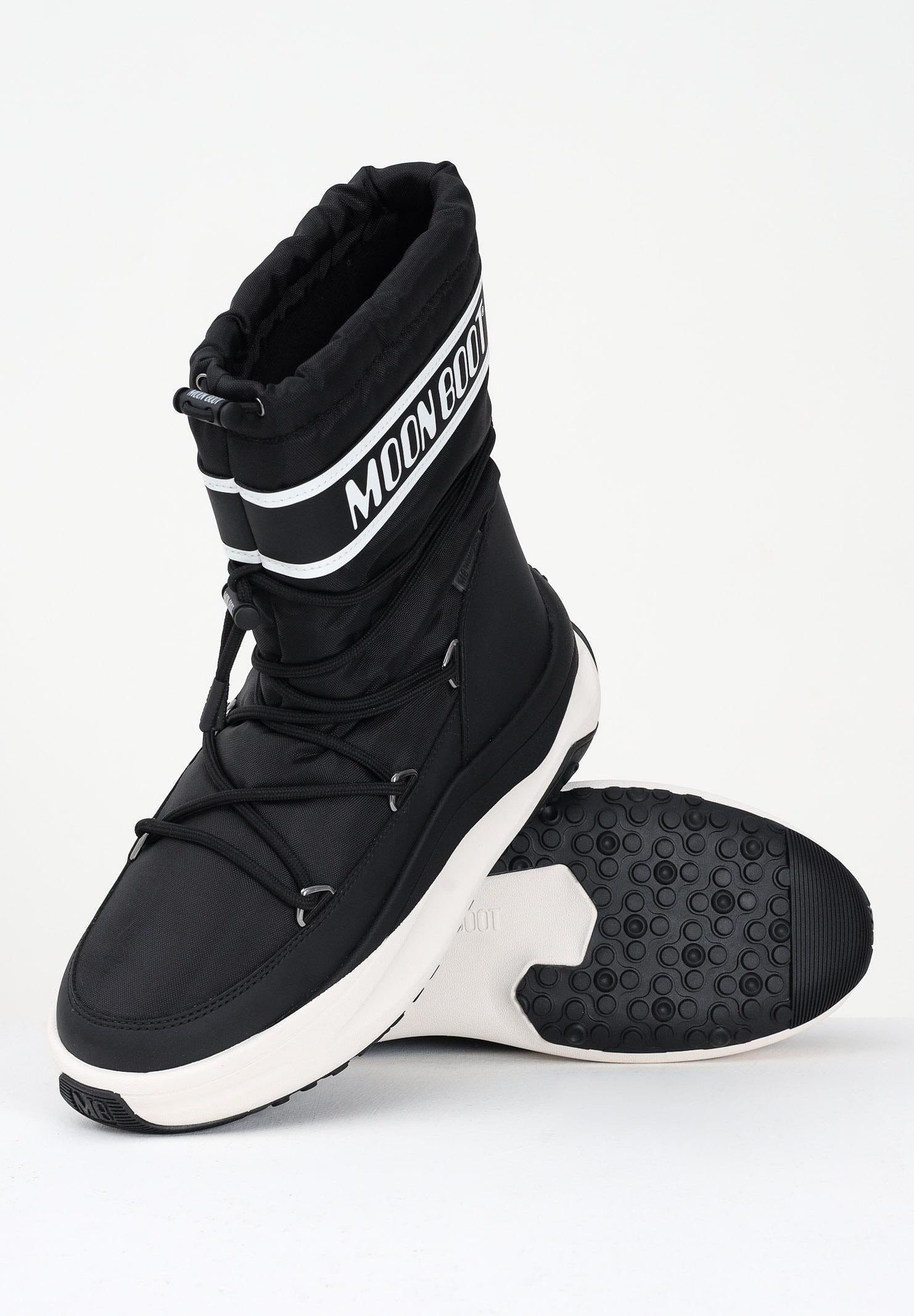 MOON BOOT Stivali da neve MOON247 POLAR neri da uomo 80D2490010 N001 MOON BOOT 