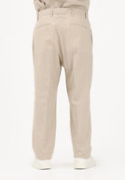 I'M BRIAN Pantalone in lino beige da uomo PA3703 0025 I'M BRIAN 