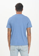 CALVIN KLEIN JEANS T-shirt a manica corta blu indaco da uomo con stemma logo LV04RC272G6PU  CALVIN KLEIN JEANS 