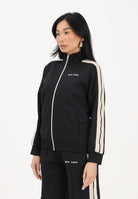 PALM ANGELS Felpa con zip nera per donna, ragazzi e bambini con logo PBBD002S26FAB001 110 PALM ANGELS 