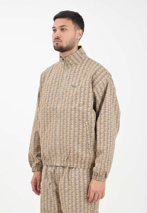 LACOSTE Giacca a vento Monogram beige da uomo BH8902 IXQ LACOSTE 