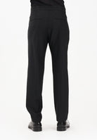 PATRIZIA PEPE Pantalone nero da uomo con strass 5PA225A685 K102 PATRIZIA PEPE 