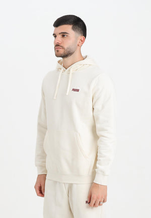 PUMA Felpa con cappuccio Essentials panna da uomo 684718 99 PUMA 