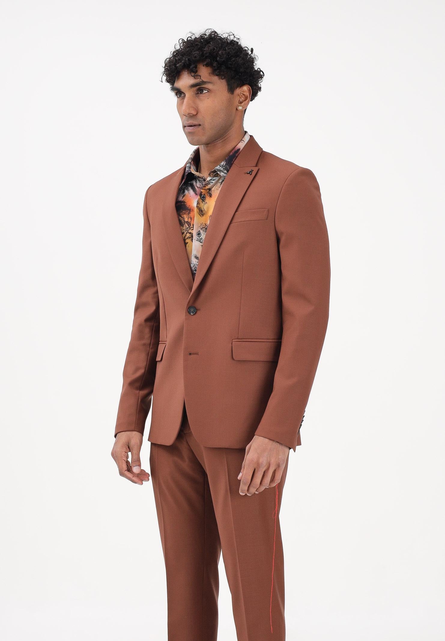 PATRIZIA PEPE Giacca monopetto cuoio da uomo 5S757RA1WK B217 PATRIZIA PEPE 