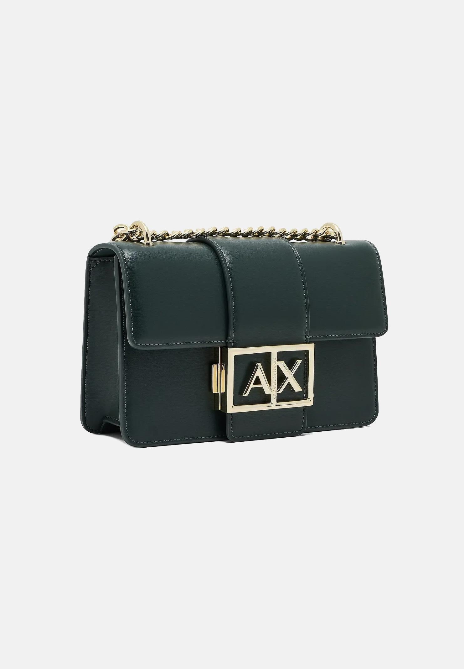 ARMANI EXCHANGE Borsa a tracolla verde da donna con logo XW000071AF12039 U7304 ARMANI EXCHANGE 