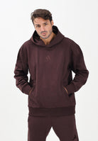 ADIDAS PERFORMANCE Felpa con cappuccio ALL SZN Fleece marrone da uomo JX5090 . ADIDAS PERFORMANCE 