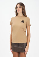 DSQUARED2 T-shirt a manica corta beige per donna, ragazzi e bambini con logo DQ2988D0015 DQ721 DSQUARED2 