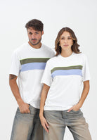 LACOSTE T-shirt a manica corta Jersey Colour-Block bianca per uomo e donna TH5890 9IV LACOSTE 