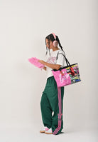 ADIDAS ORIGINALS Pantalone sportivo Adibreak verde  e rosa per uomo e donna KD6662  ADIDAS ORIGINALS 