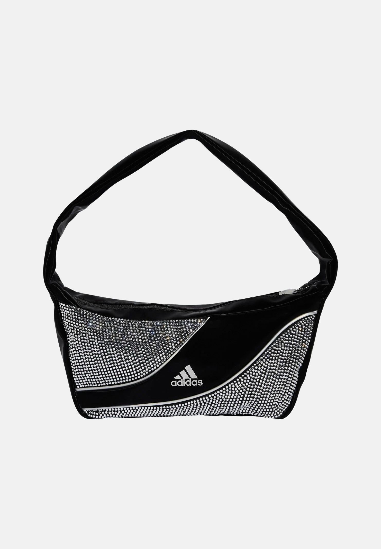 ADIDAS ORIGINALS Borsa a spalla Small Rhinestones nera da donna KE9595 . ADIDAS ORIGINALS 