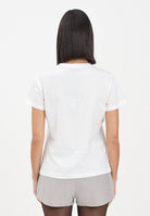 PINKO T-shirt a manica corta bianca da donna con logo Love Birds 100535A2RN Z05 PINKO 