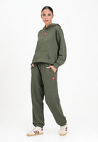 DIESEL Pantalone sportivo verde militare per donna, ragazzi e bambini con logo J024610GEAD K513 DIESEL 