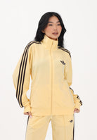 ADIDAS ORIGINALS Felpa con zip FB TT Loose gialla da donna KU8124 . ADIDAS ORIGINALS 