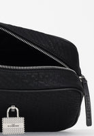 RICHMOND Borsa a tracolla nera da donna con lucchetto e logo RWA25197BO BL RICHMOND 