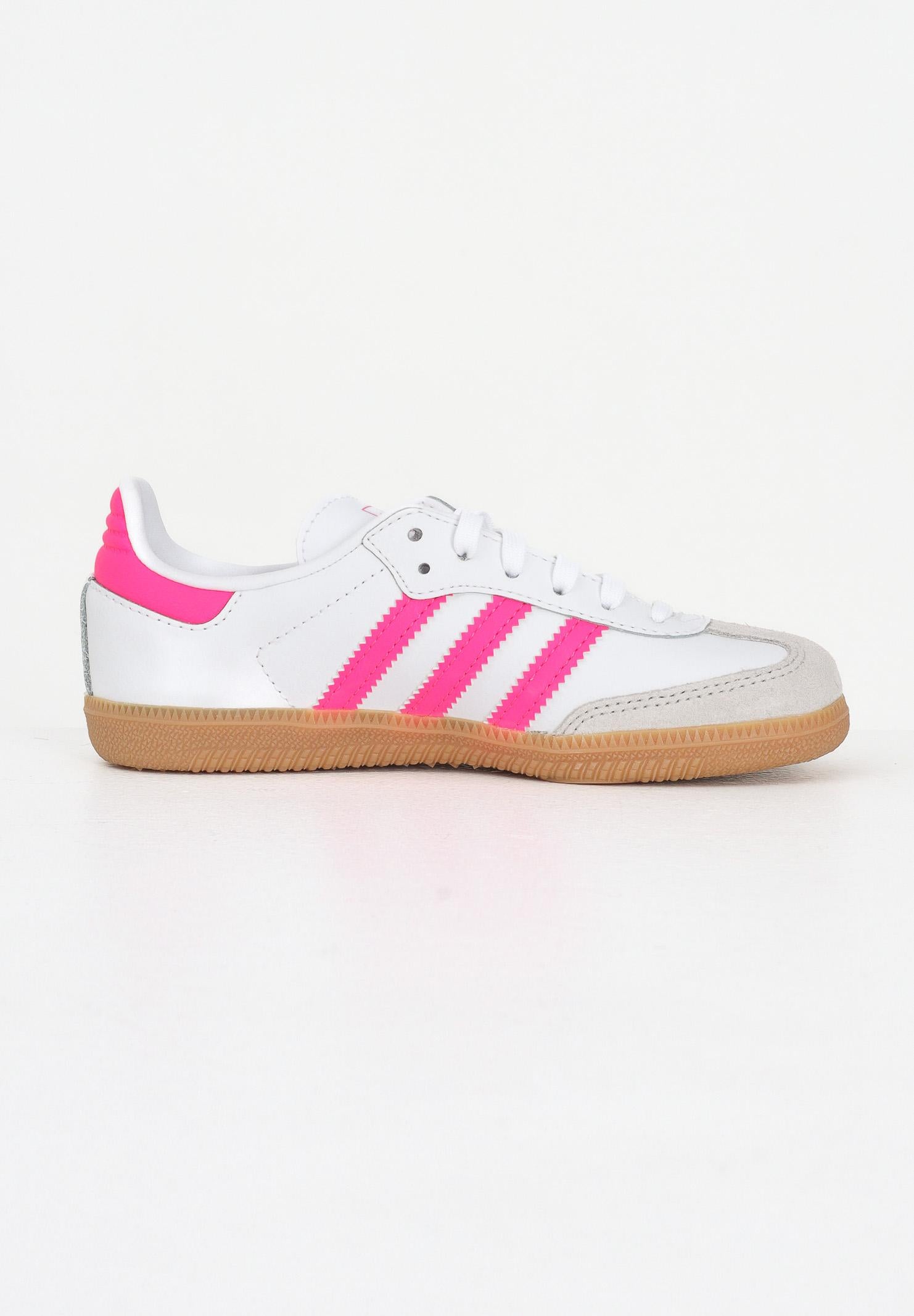 ADIDAS ORIGINALS Sneakers Samba OG bianche e fluo da bambina JQ2827  ADIDAS ORIGINALS 