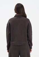 LACOSTE Felpa marrone da donna con collo a polo SF5275 SKB LACOSTE 