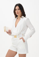 ELISABETTA FRANCHI Body a manica lunga avorio da donna CB00261E2 360 ELISABETTA FRANCHI 