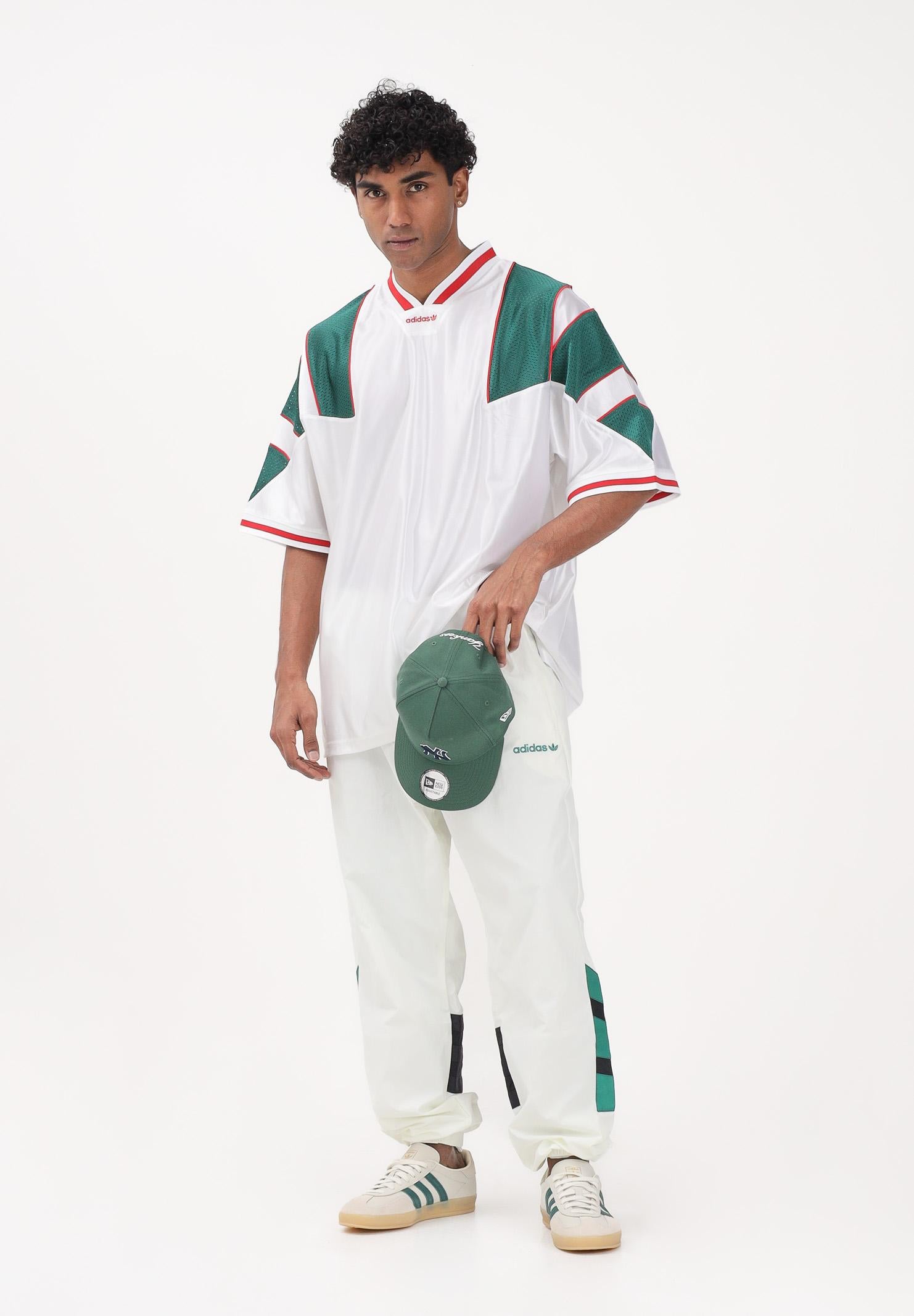 ADIDAS ORIGINALS T-shirt a manica corta PANEL bianca da uomo KE0156 . ADIDAS ORIGINALS 