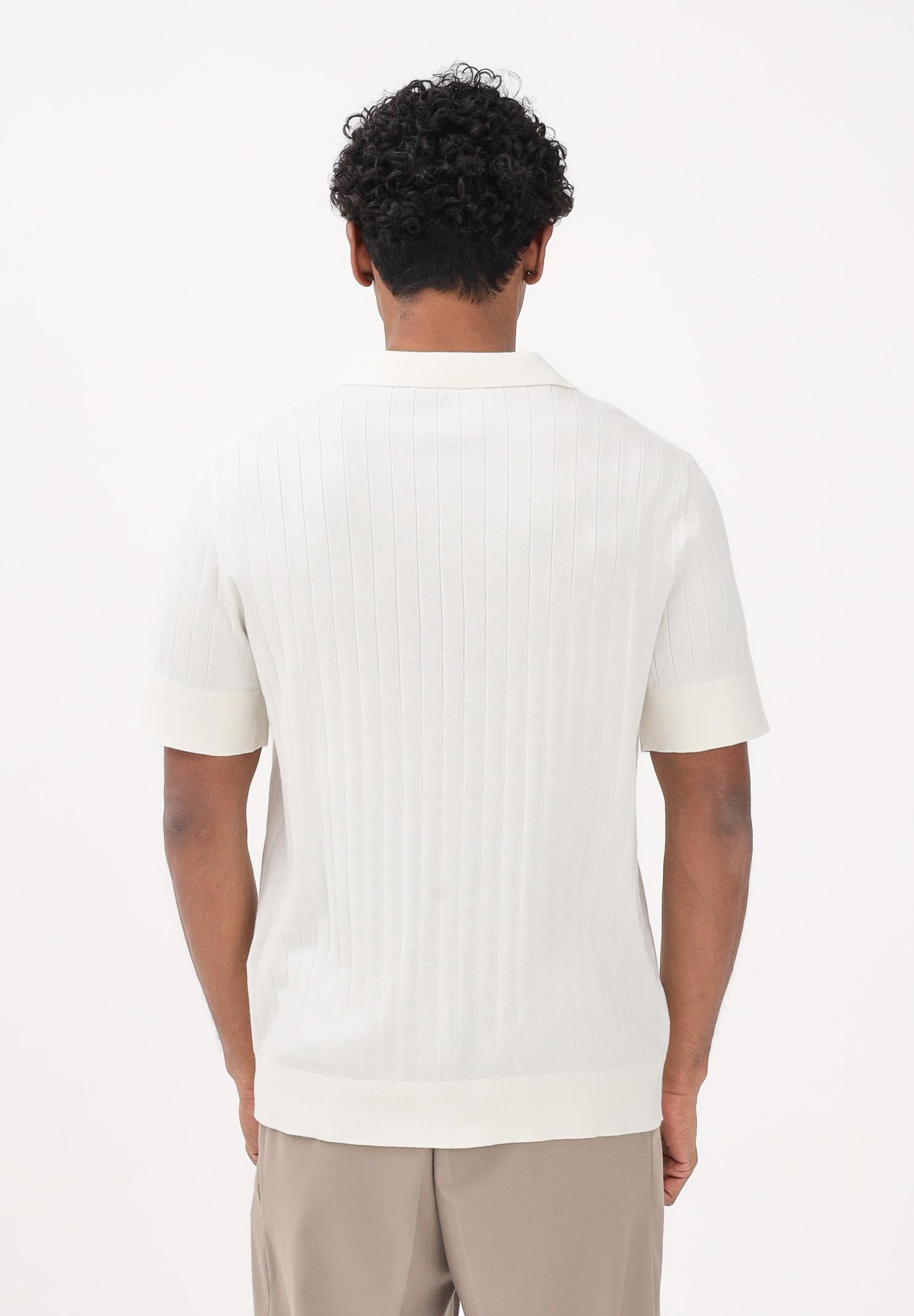 SELECTED HOMME Polo a manica corta panna da uomo 16102031 EG SELECTED HOMME 