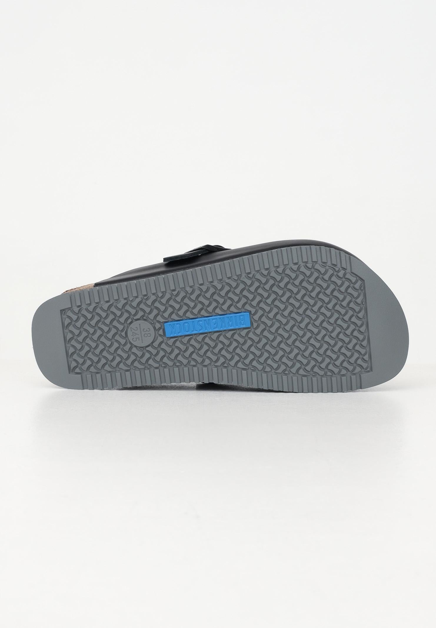 BIRKENSTOCK Ciabatta Boston nera per uomo e donna 060194 . BIRKENSTOCK 