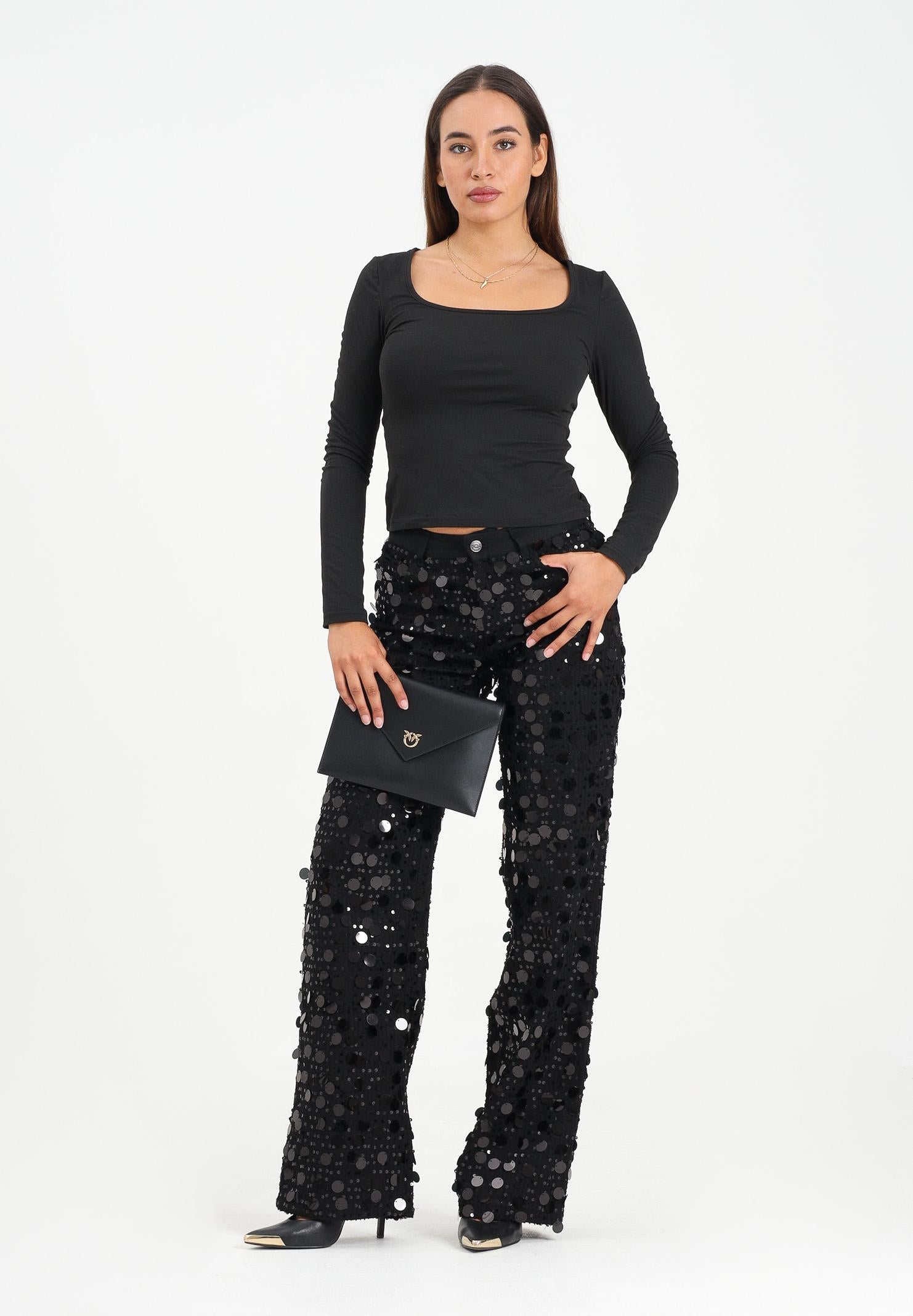 VICOLO Jeans Dalia nero da donna DF5092 VU VICOLO 