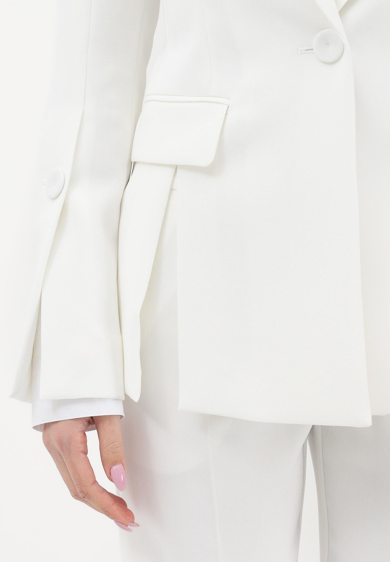 PINKO Giacca monopetto CARCIOFO bianca da donna 106615A32Z Z07 PINKO 