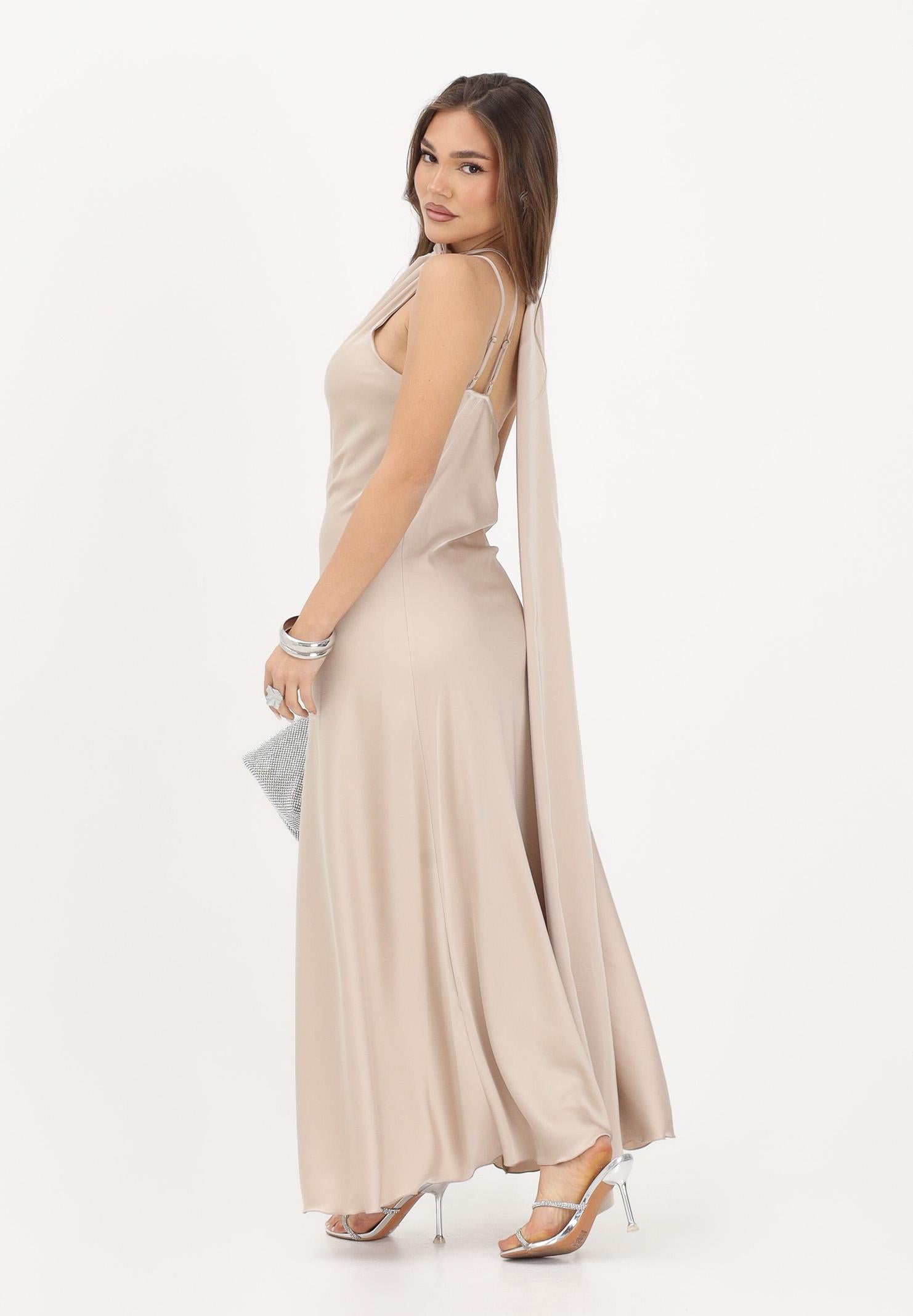 VICOLO Abito lungo champagne da donna TAB1736 CH VICOLO 