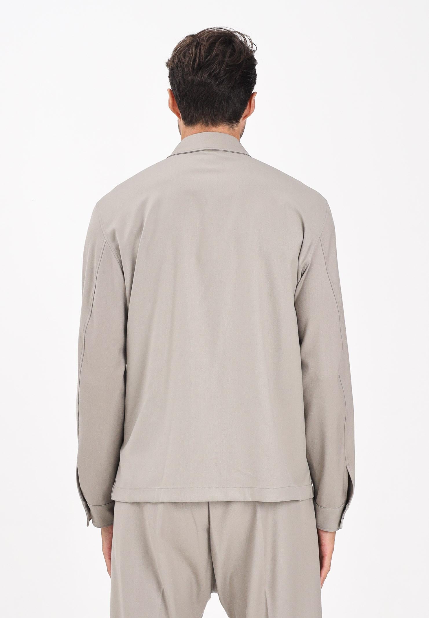 I'M BRIAN Camicia a manica lunga beige da uomo CA3441 00152 I'M BRIAN 