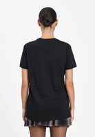 N21 T-shirt a manica corta nera per donna, ragazzi e bambini con stampa logo N21173N0153 0N900 N21 