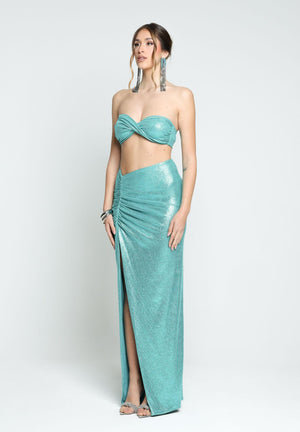 SANTAS Coordinato MACAROONS turchese da donna PV25013 TURCHESE SANTAS 