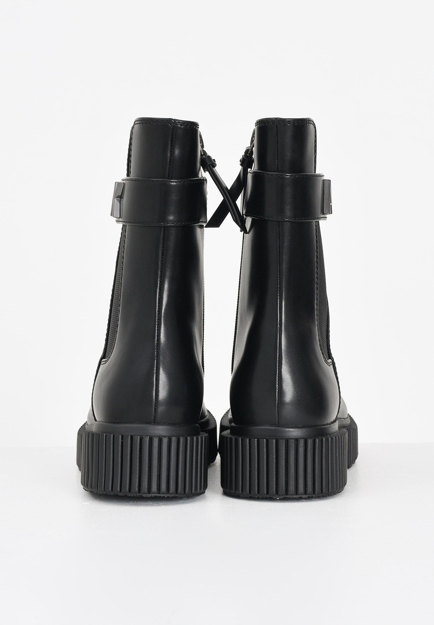 ARMANI EXCHANGE Stivali bassi neri da donna con logo A|X XW001634AF17474 UC001 ARMANI EXCHANGE 