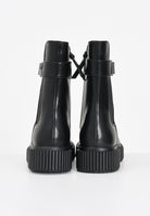 ARMANI EXCHANGE Stivali bassi neri da donna con logo A|X XW001634AF17474 UC001 ARMANI EXCHANGE 