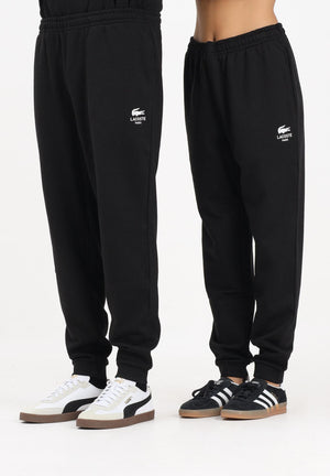 LACOSTE Pantalone sportivo nero per uomo e donna con logo XH2724 031 LACOSTE 