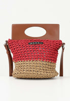 MARNI Borsa leggera in tessuto effetto rafia bicolor da donna M01475M00UH 0M416 MARNI 