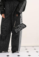 GCDS Borsa a spalla nera da donna con logo GCDSMCN001 99 GCDS 