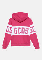 GCDS felpa con cappuccio rosa per  bambina e per bambino B2KU1926BA2 59 GCDS 