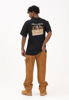 DICKIES pantaloni corduroy carpenter marrone in velluto da uomo a coste dalla vestibilità larga e dal taglio a gamba larga. DK0A863V0BD1 . DIckies 