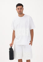 GCDS T-shirt a manica corta bianca per uomo e donna con logo Z0MLQC109J101 100A GCDS 