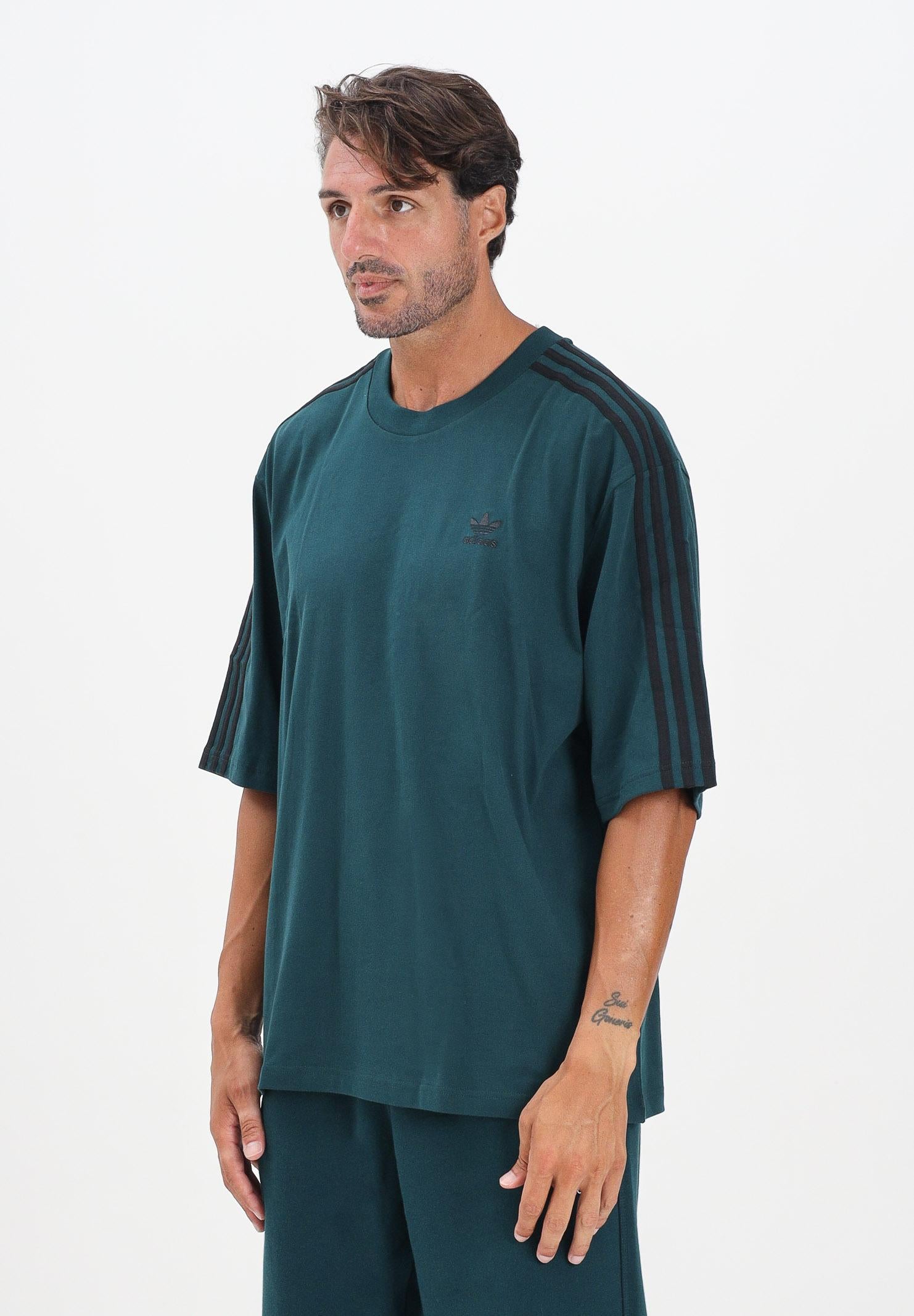 ADIDAS ORIGINALS T-shirt a manica corta Adicolor Oversized verde da uomo JY1396 . ADIDAS ORIGINALS 