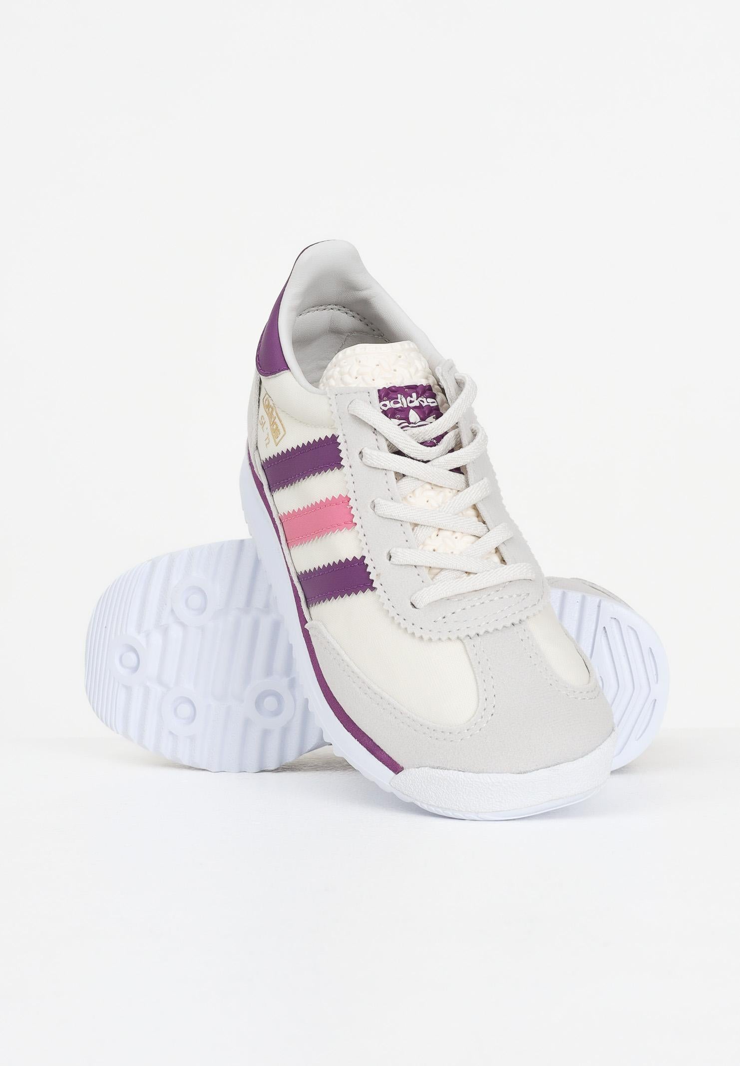 ADIDAS ORIGINALS Sneakers SL 72 RS Elastic Laces panna da bambina JQ5963  ADIDAS ORIGINALS 