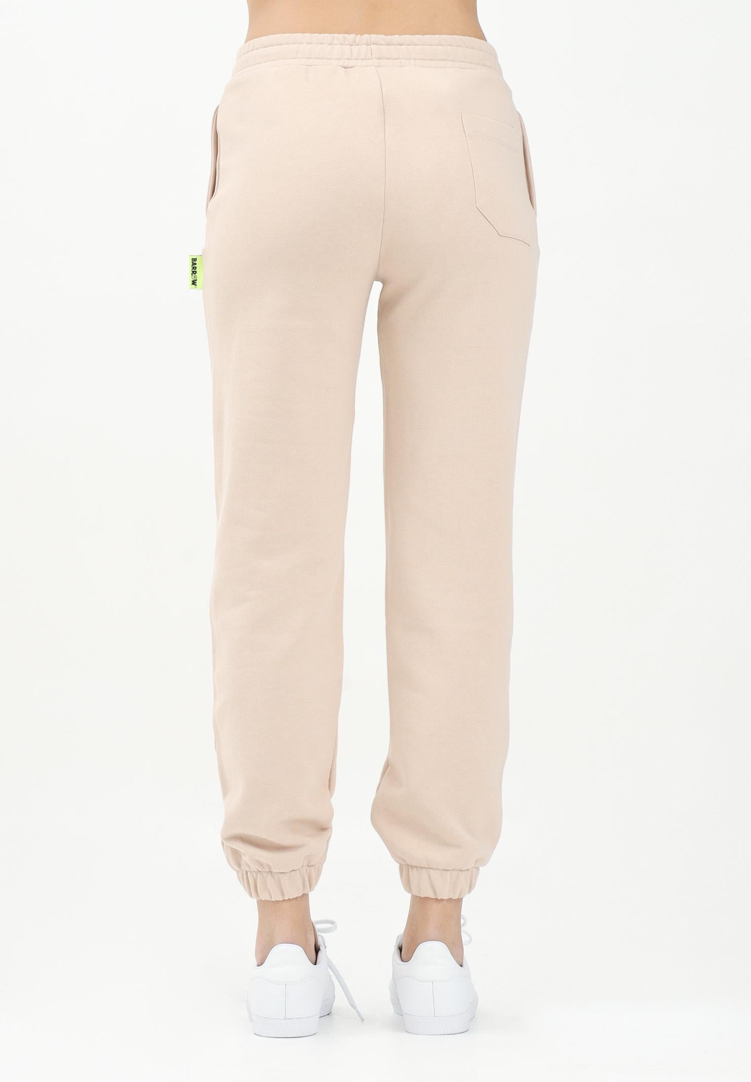 BARROW Pantalone sportivo beige per donna, ragazzi e bambini con stampa logo S5BKJUFP081 092 BARROW 