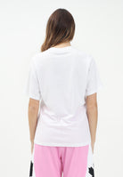 DSQUARED2 T-shirt a manica corta bianca per donna, ragazzi e bambini con stampa logo su foglia d'acero DQ2743D0AC7 DQ100 DSQUARED2 